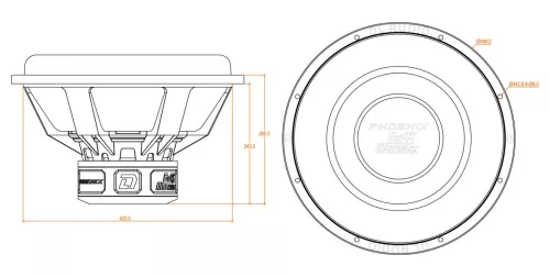 DL Audio Phoenix Bass Machine 18 сабвуфер