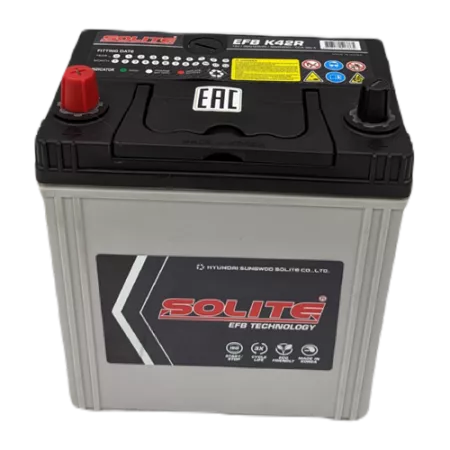 Solite EFB K42R 38Ач аккумулятор автомобильный