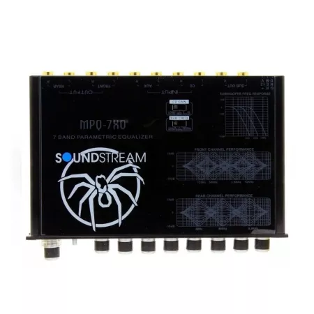 Фото soundstream mpq-7xo эквалайзер 7-полосный параметрический SOUNDSTREAM MPQ-7XO эквалайзер 7-полосный параметрический