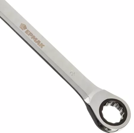 Ключ комбинированный трещоточный Ермак 19мм