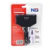 Разветвитель прикуривателя NG 2 выхода +2 USB, 60 W, 2.1А, 12/24В, пластик