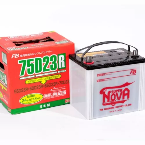 Фото fb super nova 75d23r 65ач 620а аккумулятор автомобильный FB Super Nova 75D23R 65Ач 620А аккумулятор автомобильный
