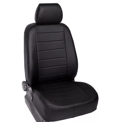Чехлы Toyota RAV4 с 2013 г. экокожа (Черный)