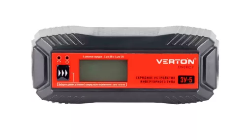 Фото зарядное устройство verton energy (100вт.6/12в.1,2-120ач) зу-5 Зарядное устройство VERTON Energy (100Вт.6/12В.1,2-120Ач) ЗУ-5