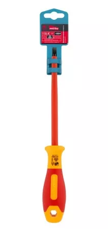 Smartbuy Tools отвёртка шлицевая SL4*100 до 1000В VDE прорезиненная ручка