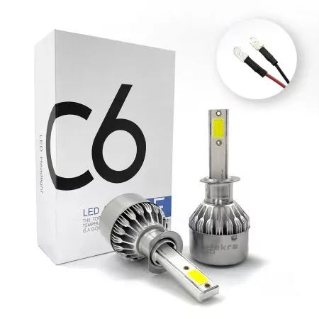 Лампа светодиодная C6 H1 6000k
