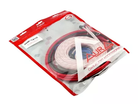 Фото aura amp-1210 комплект кабелей для усилителя 10 awg Aura AMP-1210 комплект кабелей для усилителя 10 AWG