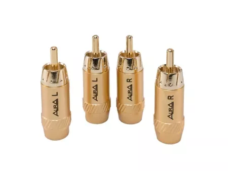 Aura RCA-P617 RCA коннектор, 6 мм вход, (4 шт)