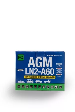 Аккумулятор FQ AGM LN2-A60 ёмк.60 Ач. п.т. 640 а