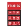 Фото аккумулятор fq ft12b agm  емк.10.0а/ч; п.т.210а Аккумулятор FQ FT12B AGM  емк.10.0А/ч; п.т.210А