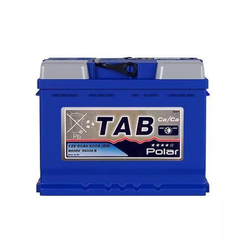 Фото tab polar 6ct- 60.0 (56068) 60 600 аккумулятор автомобильный TAB Polar 6CT- 60.0 (56068) 60 600 аккумулятор автомобильный
