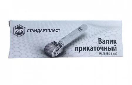 Валик прикаточный StP 30мм с деревянной ручкой