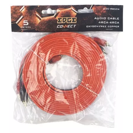 Edge EDC-RB504 4RCA-4RCA межблочный кабель 5,0м