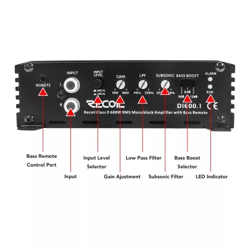 Фото recoil di 600.1 усилитель Recoil DI 600.1 усилитель