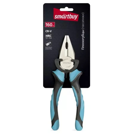 Пассатижи Smartbuy Tools 160мм комбинированные, 2-х комп. рукоятка CR-V