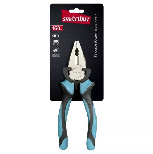 Пассатижи Smartbuy Tools 160мм комбинированные, 2-х комп. рукоятка CR-V