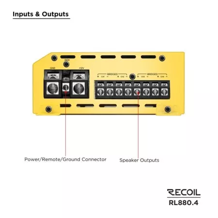 Recoil RL880.4 усилитель