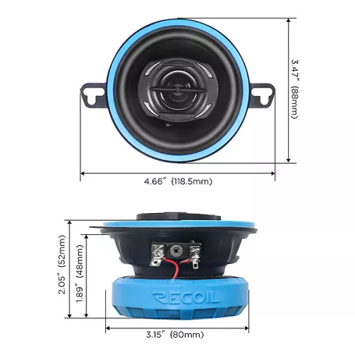 Фото recoil blue rcx-35 coax  Recoil Blue RCX-35 Coax