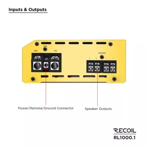 Фото recoil rl1000.1 усилитель Recoil RL1000.1 усилитель