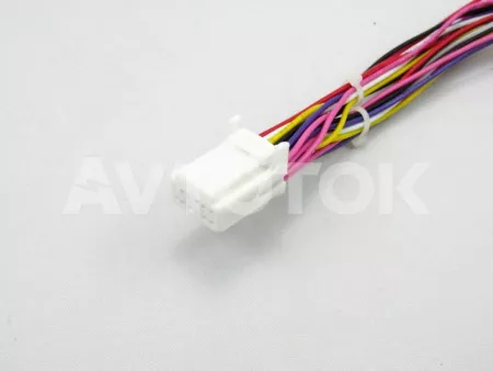 Кабель разветвитель Toyota для подключения CD-changer и MP3 адаптера вход 6+6, выход 6+6 и 6+6