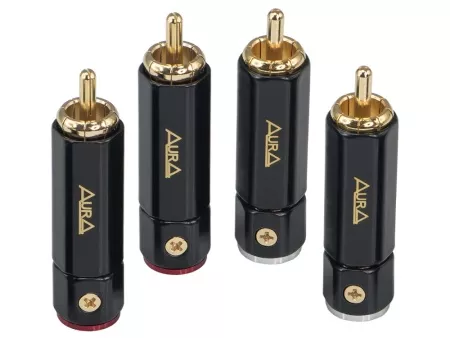 Aura RCA-P615 RCA коннектор, 9,3 мм вход, (4 шт)