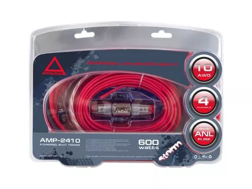 Фото aura amp-2410 комплект кабелей для усилителя Aura AMP-2410 комплект кабелей для усилителя
