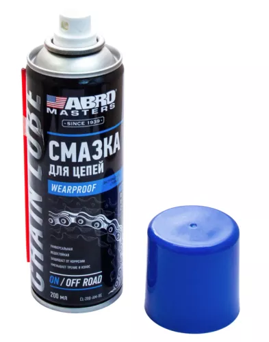 Фото abro masters cl-200-am-re смазка цепи  ABRO MASTERS CL-200-AM-RE смазка цепи