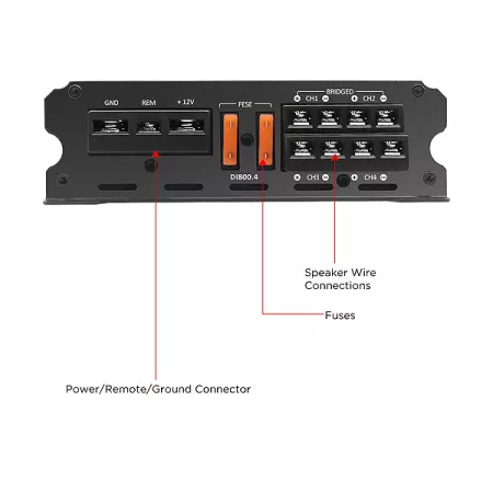 Recoil DI 800.4 усилитель