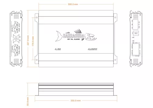 DL Audio Barracuda 4.65 усилитель