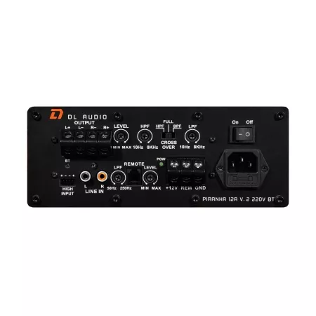 DL Audio Piranha 12A V.2 Black 2.1 12V/220V сабвуфер активный