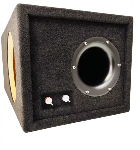 Фото корпус для сабвуфера box-10т40 черный ( 10", 40 л. 110 труба) Корпус для сабвуфера BOX-10Т40 черный ( 10", 40 л. 110 труба)