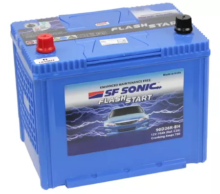 Аккумулятор автомобильный SF SONIC 6СТ-70.1 (90D26R) емк 70 A/ч п.т. 730а