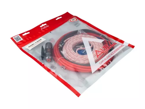Фото aura amp-1208 комплект кабелей для усилителя 8 awg Aura AMP-1208 комплект кабелей для усилителя 8 AWG