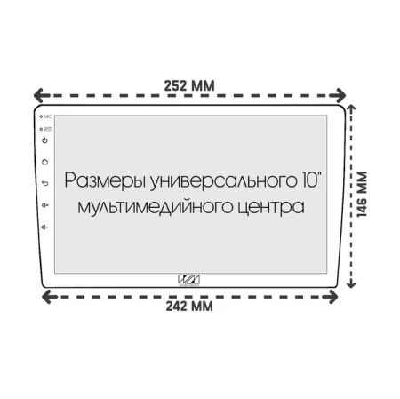 Рамка для установки в Mitsubishi L200 (2006-2015), Pajero Sport (2008-2014) MFB