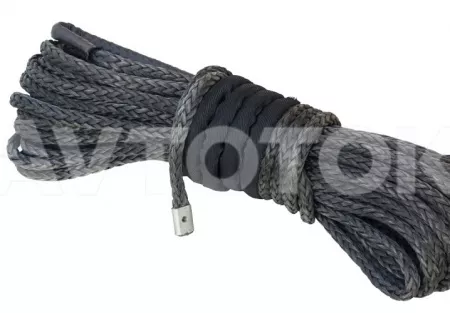 Трос синтетический (кевларовый) для лебедки 8мм*28м готовый