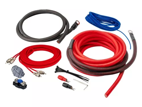 Фото aura amp-4504  комплект кабелей для усилителя 2x4awg 5 метров Aura AMP-4504  комплект кабелей для усилителя 2x4AWG 5 метров