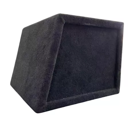 Корпус для сабвуфера BOX-81 черный (ЗЯ, 8" стенка скос)