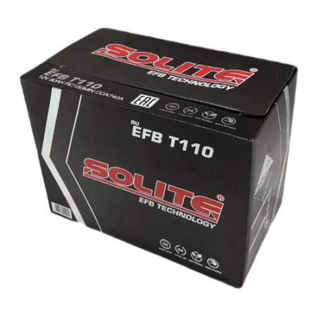 Solite EFB T110 80Ач аккумулятор автомобильный