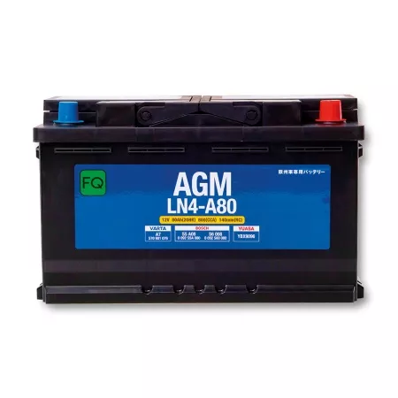 Аккумулятор FQ AGM LN4-A80 ёмк.80 Ач. п.т. 800 а