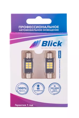 Лампа светодиодная Blick C5W-K6-CANBUS-36mm белый Лампа светодиодная Blick C5W-K6-CANBUS-36mm белый
