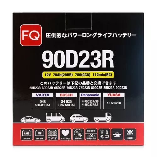 Фото аккумулятор fq 90d23r 70ач 700а Аккумулятор FQ 90D23R 70Ач 700А