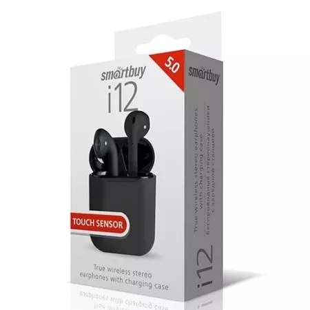 TWS Smartbuy i12 гарнитура Bluetooth Touch-сенсор BT 5.0