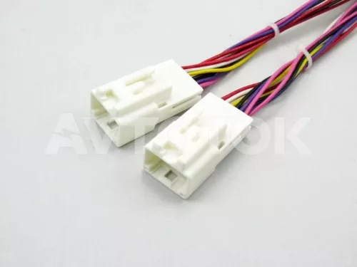 Кабель разветвитель Toyota для подключения CD-changer и MP3 адаптера вход 6+6, выход 6+6 и 6+6