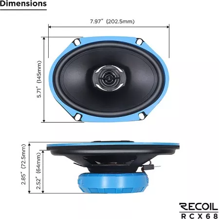 Recoil Blue RCX-68 Coax 