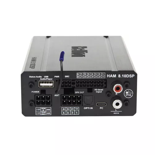 Фото hellion ham 8.10 pin dsp усилитель с процессором HELLION HAM 8.10 PIN DSP усилитель с процессором