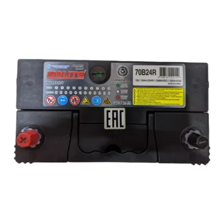 Solite Silver 70B24R 59Ач 520А аккумулятор автомобильный