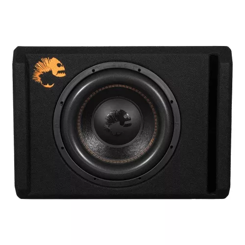 Фото dl audio piranha 12a v.2 black 2.1 12v/220v сабвуфер активный DL Audio Piranha 12A V.2 Black 2.1 12V/220V сабвуфер активный