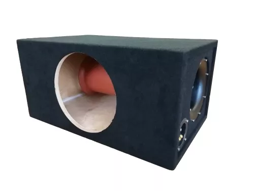 Корпус для сабвуфера BOX-12Т601 графит (60 л. 160 труба) Корпус для сабвуфера BOX-12Т601 графит (60 л. 160 труба)