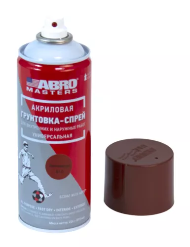 ABRO MASTERS грунтовка-спрей (коричневый)