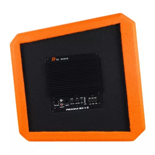 Фото dl audio piranha 15a v.2 orange сабвуфер активный DL Audio Piranha 15A V.2 Orange сабвуфер активный